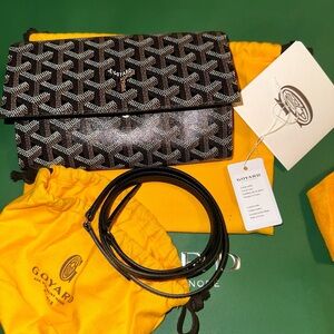 Goyard Varenne continental wallet on strap